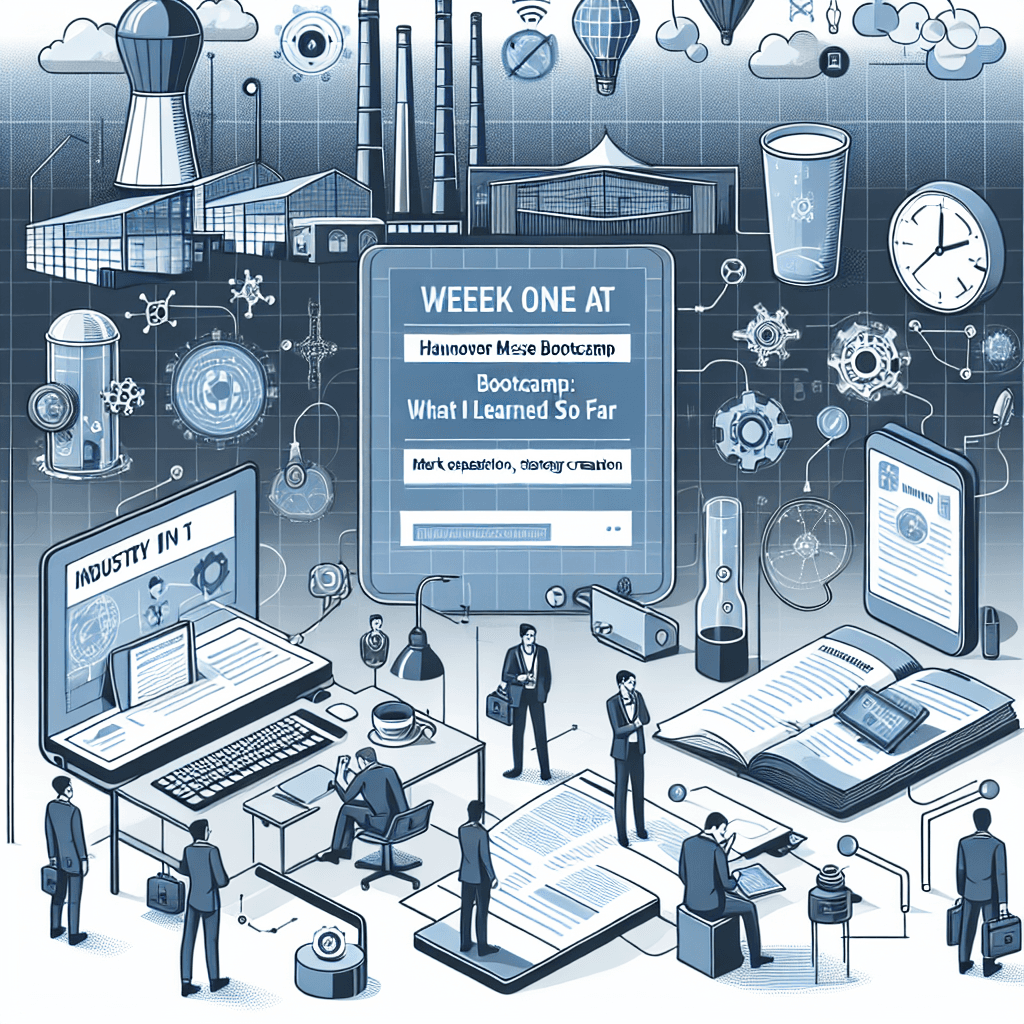 Week one at Hannover Messe Bootcamp: What I learned so far